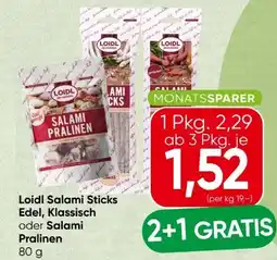 Spar Loidl Salami Sticks Angebot