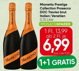Spar Mionetto Prestige Collection Prosecco Angebot