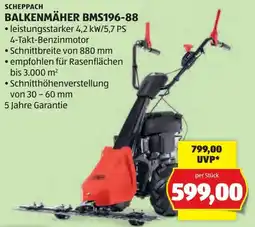Hofer Scheppach benzin-balkenmäher bms196-88 Angebot