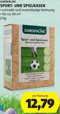 Hofer Gardenline sport-spielrasen Angebot