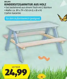Hofer Belavi kindersitzgarnitur aus holz Angebot