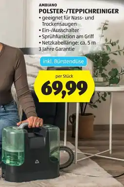 Hofer Ambiano polster-teppichreiniger Angebot