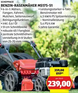 Hofer Scheppach benzin-rasenmäher ms175-51 Angebot