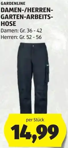 Hofer Gardenline damen-/herren- garten-arbeitshose Angebot