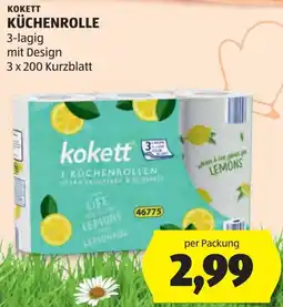 Hofer Kokett Küchenrolle Angebot