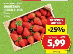 Hofer ERDBEEREN IN DER STEIGE Angebot