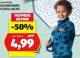 Hofer Paw patrol kleinkinder fleece-jacke Angebot