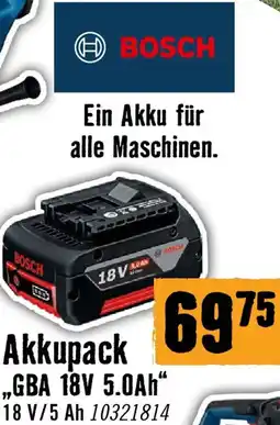 Hornbach Bosch akkupack gba 18v 5.0ah Angebot