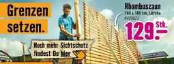 Hornbach Grenzen setzen rhombuszaun Angebot