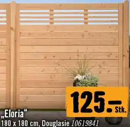 Hornbach Zaunelemente eloria Angebot