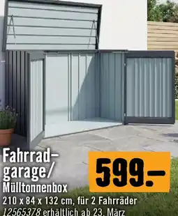 Hornbach Fahrradgarage/ mülltonnenbox Angebot