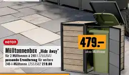 Hornbach Keter mülltonnenbox hide away Angebot