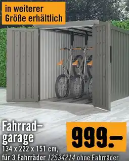 Hornbach Fahrradgarage Angebot