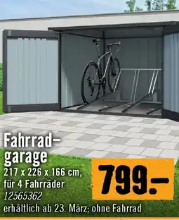 Hornbach Fahrradgarage Angebot