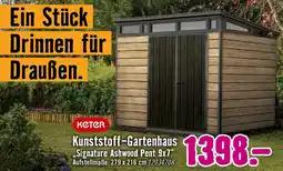 Hornbach Keter kunststoff-gartenhaus Angebot