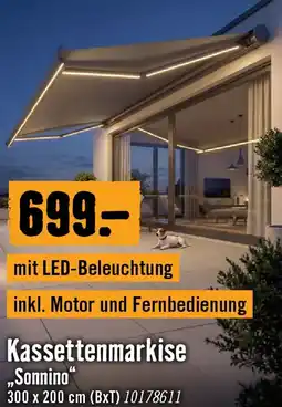 Hornbach Kassettenmarkise sonnino Angebot