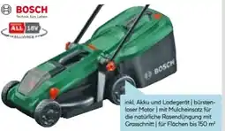 Hellweg Bosch Akku-Rasenmäher Rotak 18V-32 Angebot