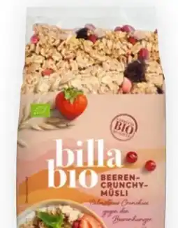 Bipa Billa Bio Beeren Crunchy-Müsli Angebot