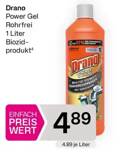 Bipa Mr Muscle Drano Max Power-Gel Rohrfrei Angebot