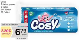 Bipa Cosy Unser Liebstes Toilettenpapier weiß Angebot