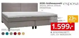 XXXLutz Esposa Boxspringbett Angebot