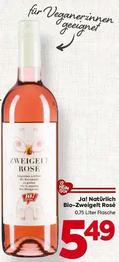 Billa Ja! natürlich bio-zweigelt rosé Angebot