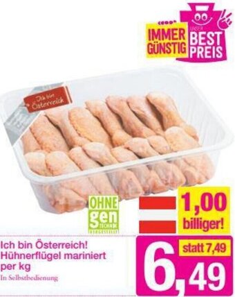 Sutterlüty Ich Bin Österreich Hühnerflügel Mariniert Angebot