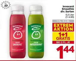 Billa Innocent Smoothie Angebot