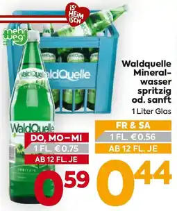 Billa Waldquelle mineral wasser spritzig od. sanft Angebot