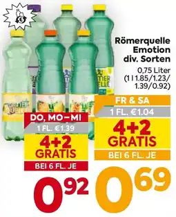 Billa Römerquelle Emotion Angebot
