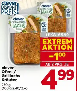 Billa Clever ofen grilllachs kräuter Angebot