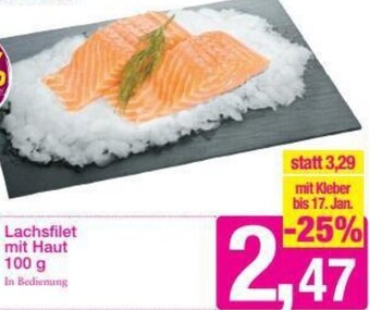 Sutterlüty Lachsfilet Mit Haut 100g Angebot