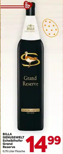 Billa Billa genusswelt scheiblhofer grand reserve Angebot