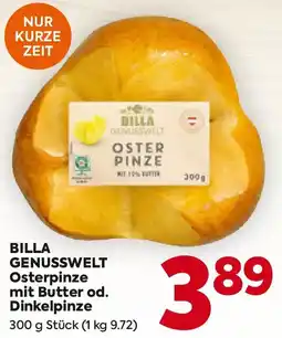 Billa Billa genusswelt osterpinze mit butter od. dinkelpinze Angebot