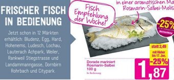 Sutterlüty Dorade Mariniert Rosmarin-Salbei 100g Angebot