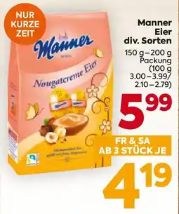 Billa Manner Eier Angebot