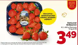 Billa Sanlucar erdbeeren Angebot