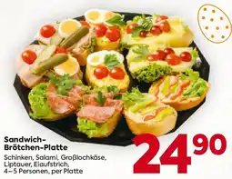 Billa Sandwich brötchen platte Angebot
