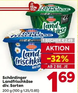 Billa Schärdinger Landfrischkäse Angebot