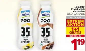 Billa Nöm PRO Proteindrink Angebot