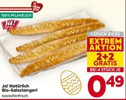 Billa Ja! natürlich bio-salzstangerl Angebot