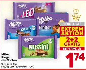 Billa Milka Riegel Angebot