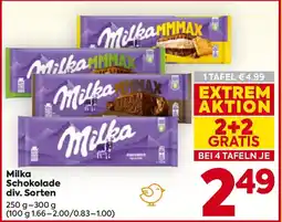 Billa Milka Schokolade Angebot