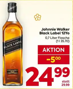 Billa Johnnie walker black label 12yo Angebot