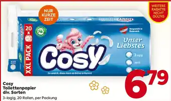 Billa Cosy Toilettenpapier Angebot