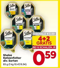 Billa Sheba Katzenfutter Angebot