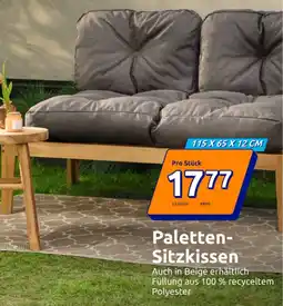 Action Paletten sitzkissen Angebot