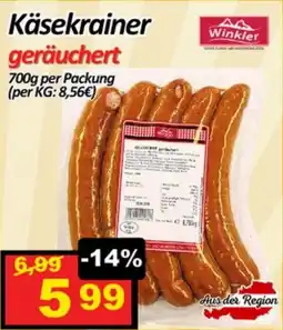 Wurstico Käsekrainer geräuchert Angebot
