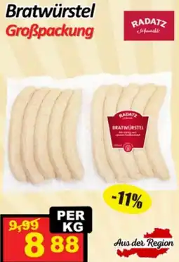 Wurstico Bratwürstel großpackung Angebot