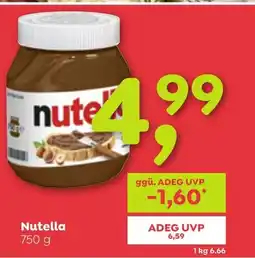 ADEG Nutella Angebot